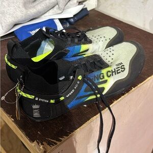 Athletic Shoes - Black, Blue, Green